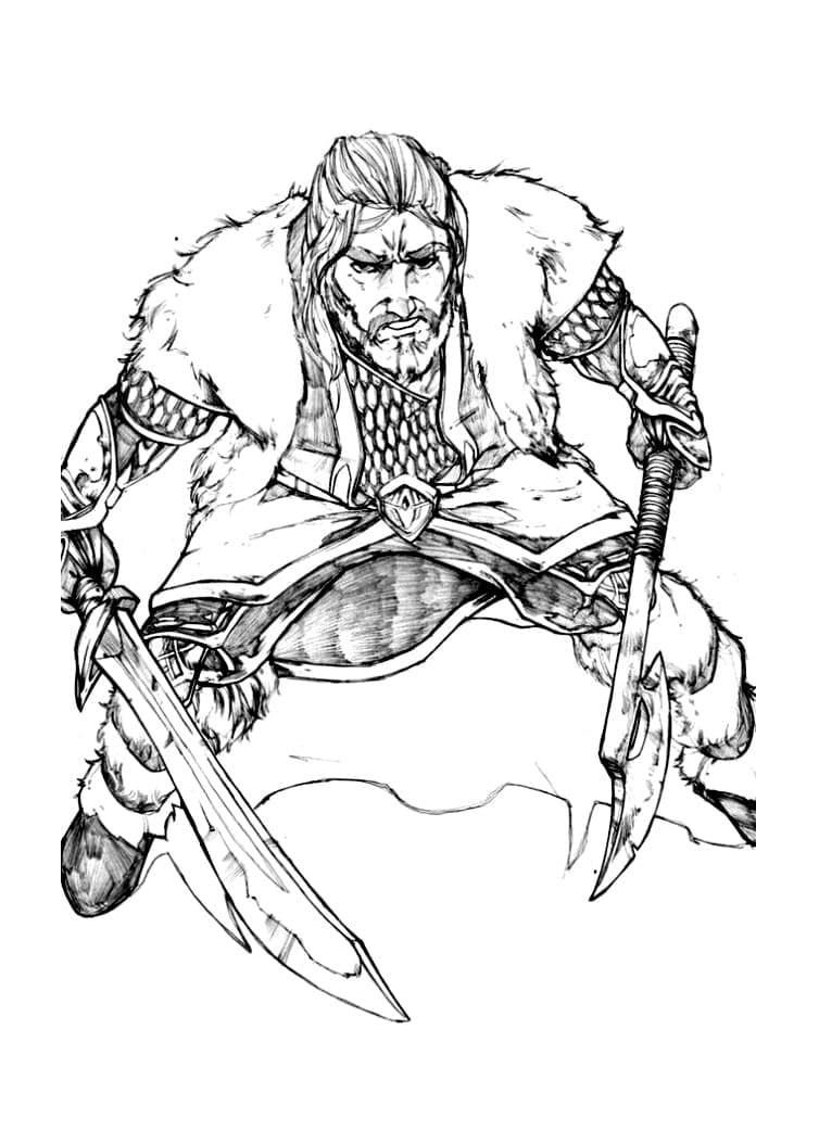 Desenho deGimli para colorir