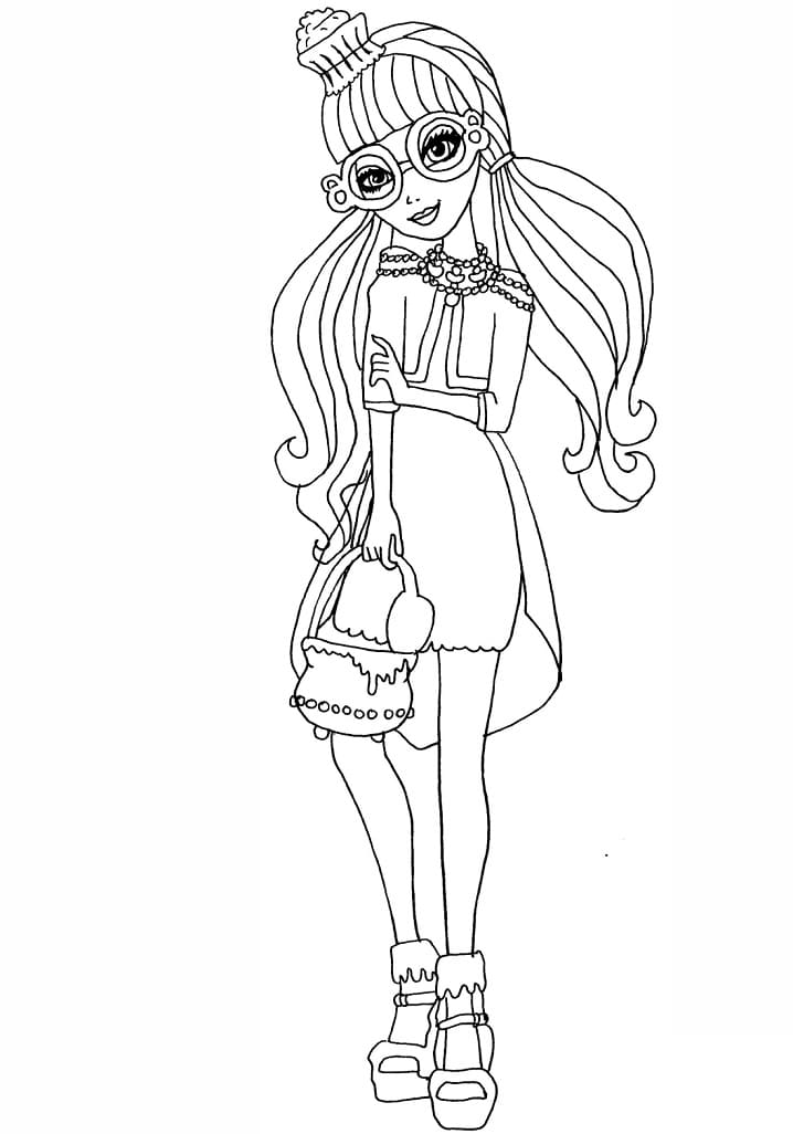 Desenho deGinger Breadhouse Ever After High para colorir