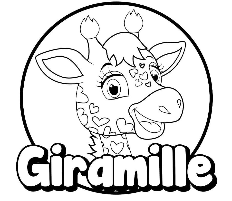 Desenhos de Giramille para colorir