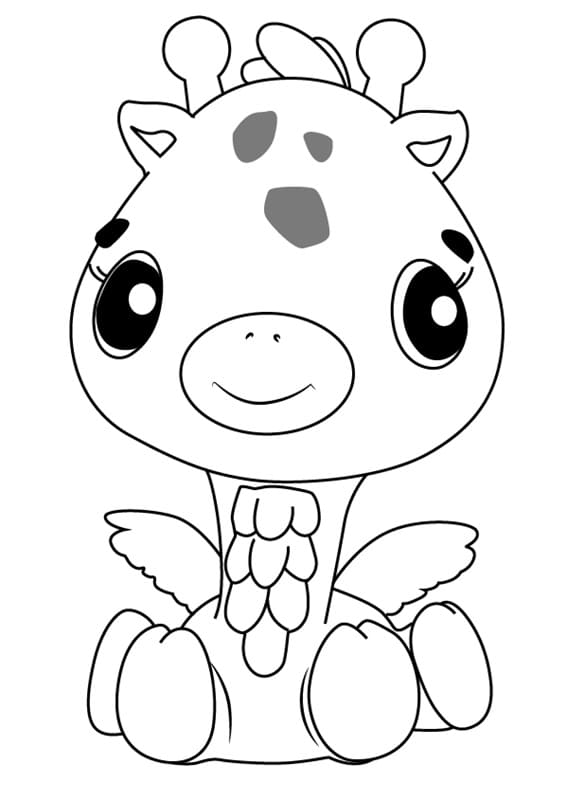 Desenho deGirreo Hatchimals para colorir