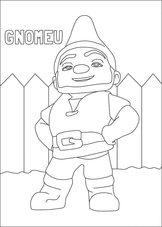 Desenho deGnomeu para colorir