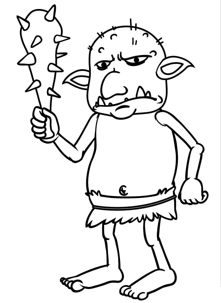 Desenho deGoblin 2 para colorir