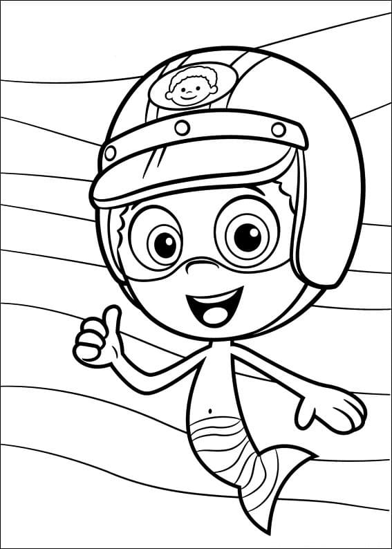 Desenho deGoby de Bubble Guppies 2 para colorir