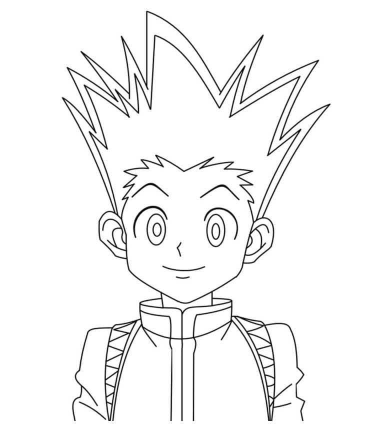 Desenho deGon de Hunter x Hunter 6 para colorir