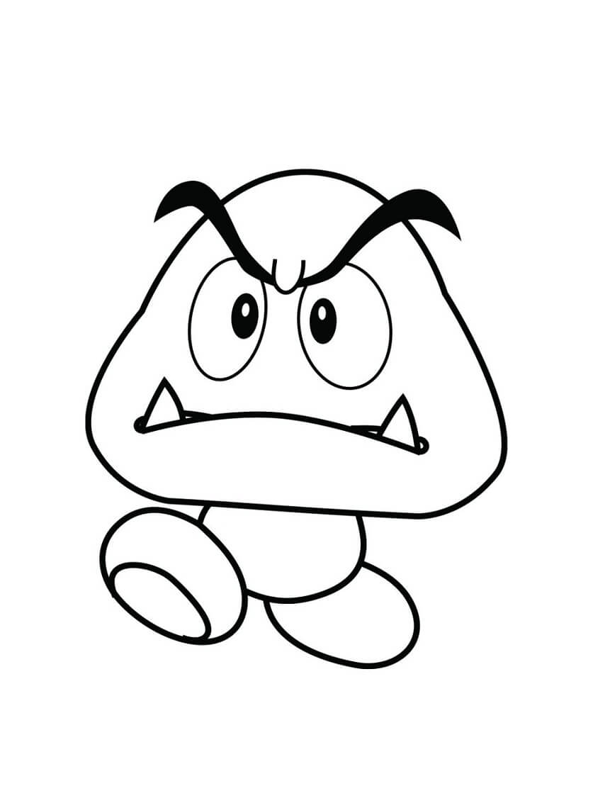 Desenho deGoomba para colorir