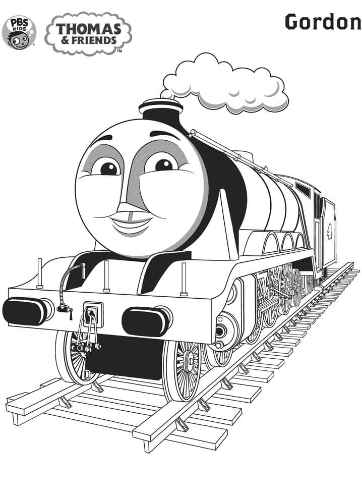 Desenho deGordon o Trem para colorir