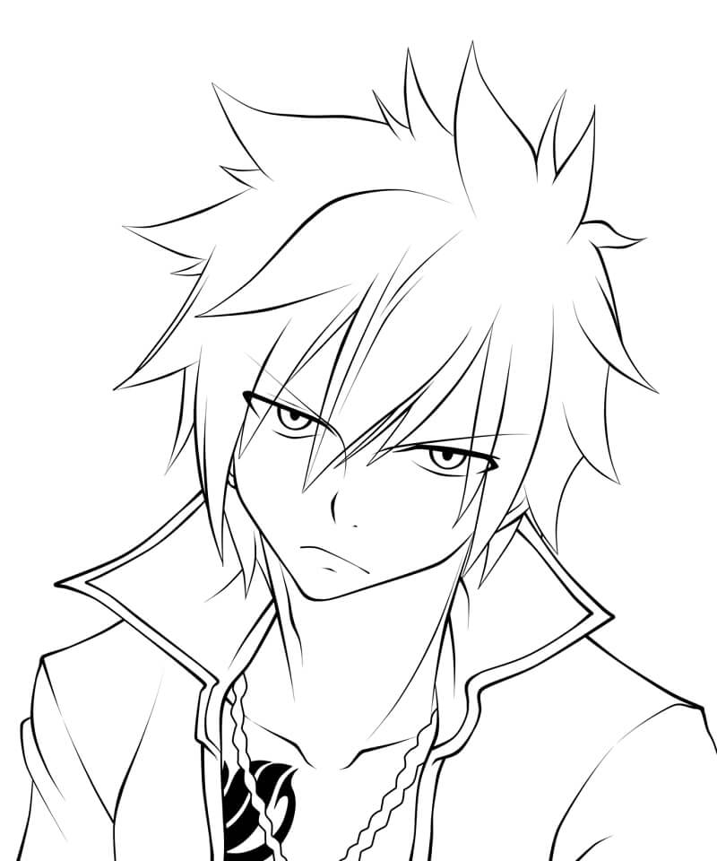 Desenho deGray Fullbuster 2 para colorir