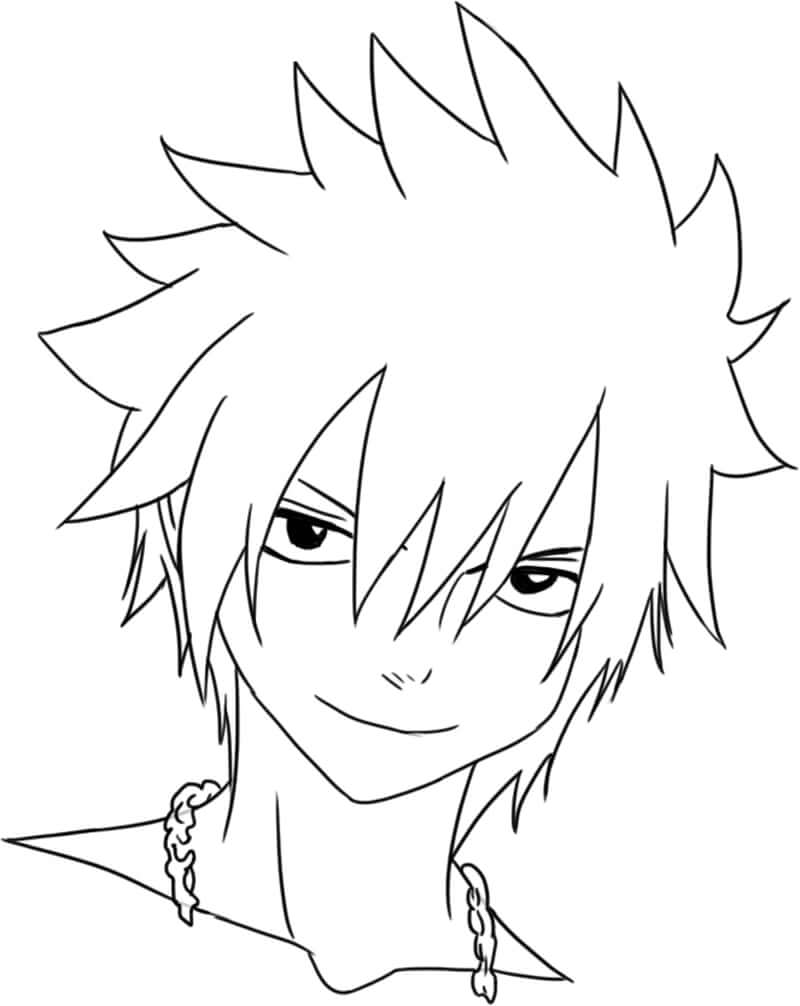 Desenho deGray Fullbuster 3 para colorir