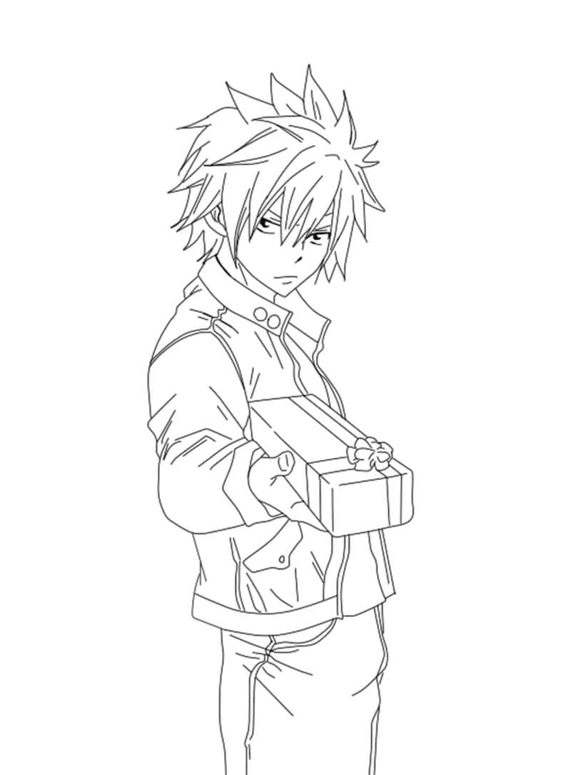 Desenho deGray Fullbuster 4 para colorir