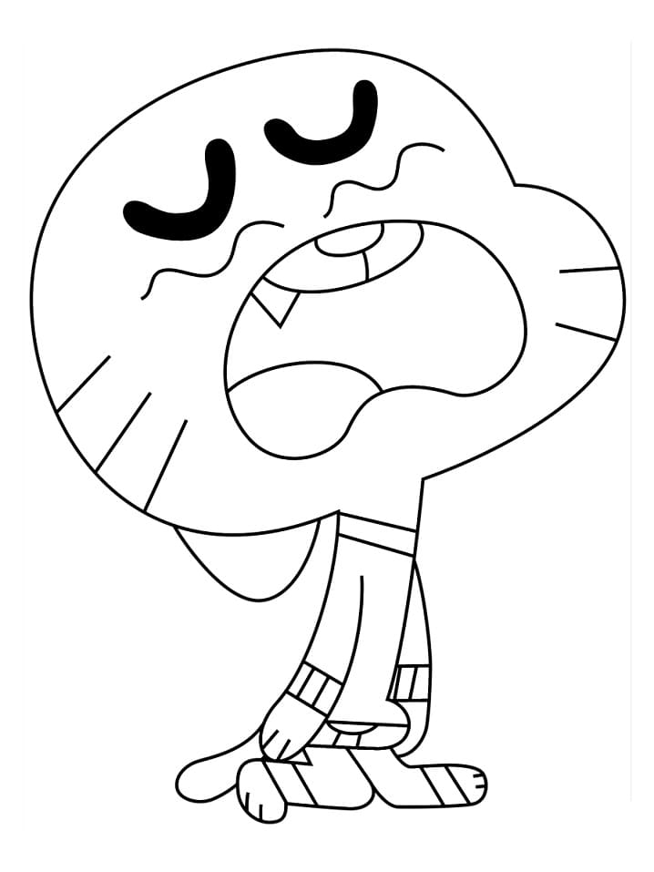 Desenho deGumball Watterson 7 para colorir