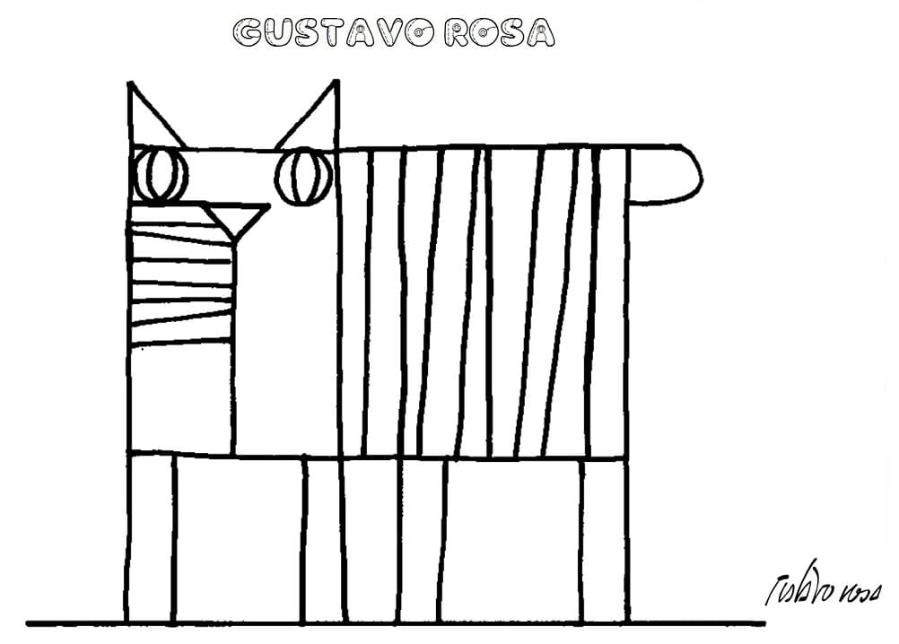 Desenho deGustavo Rosa 10 para colorir