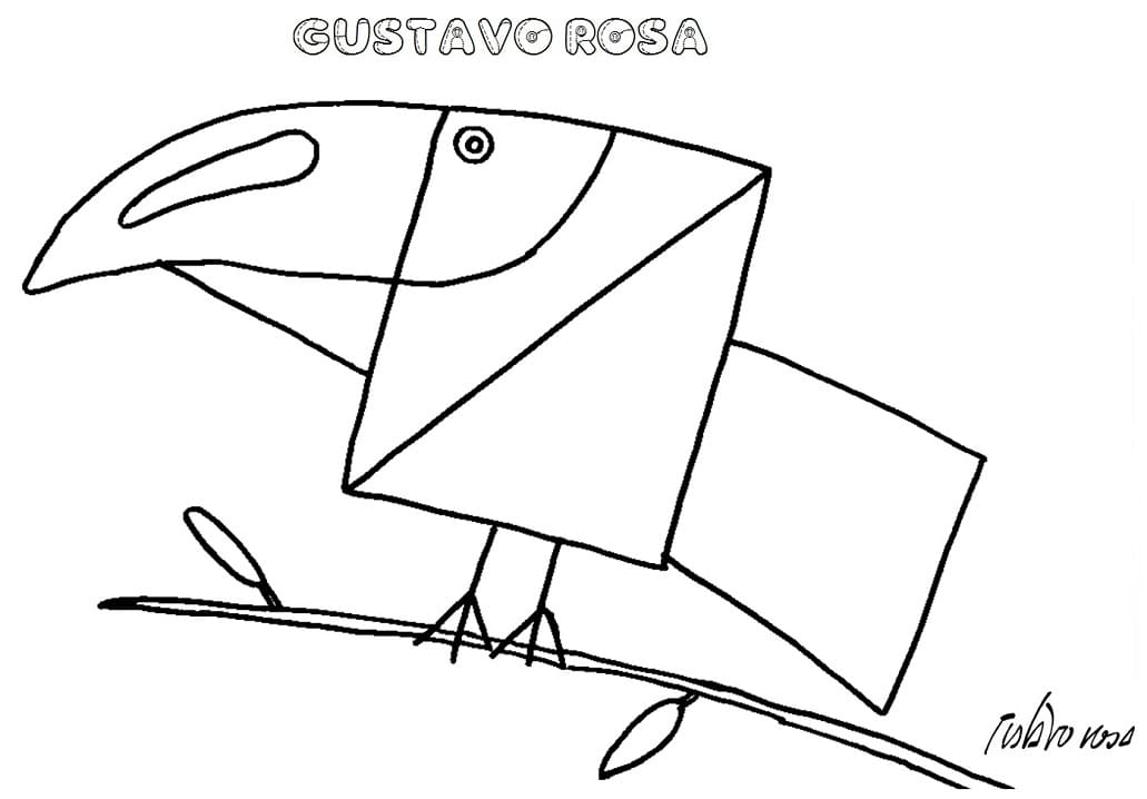 Desenho deGustavo Rosa 11 para colorir