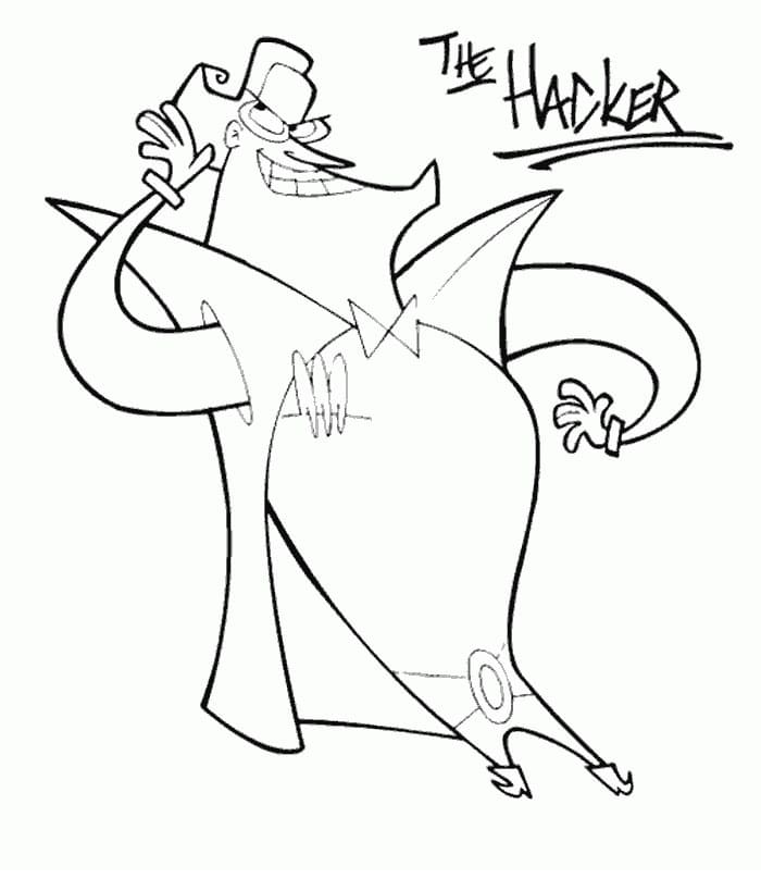 Desenho deHacker de Cyberchase 1 para colorir