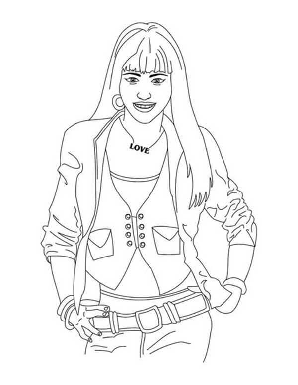 Desenho deHannah Montana 15 para colorir