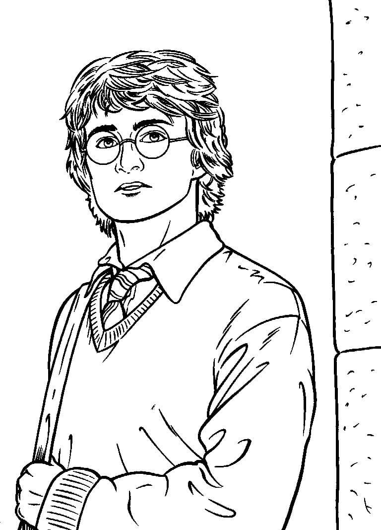 Desenho de Harry Potter 15 para colorir