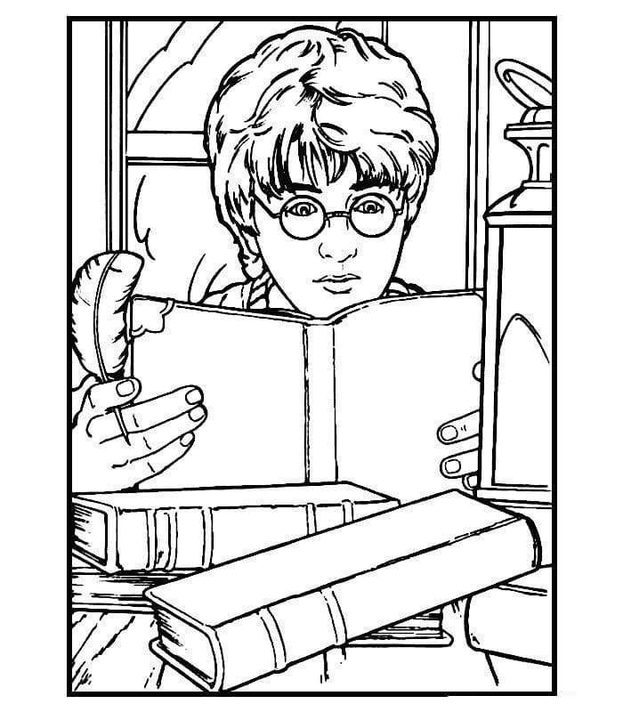 Desenho de Harry Potter 16 para colorir