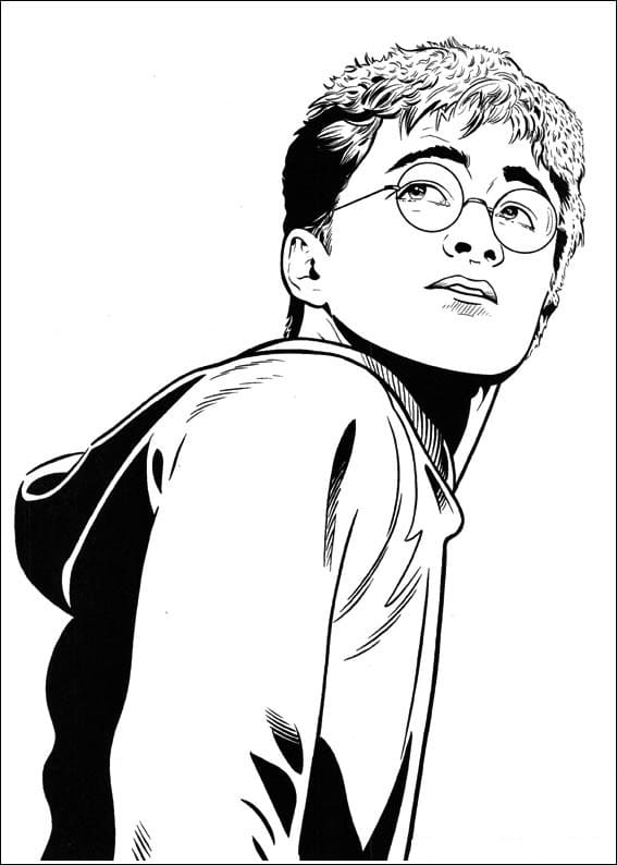 Desenho de Harry Potter 20 para colorir