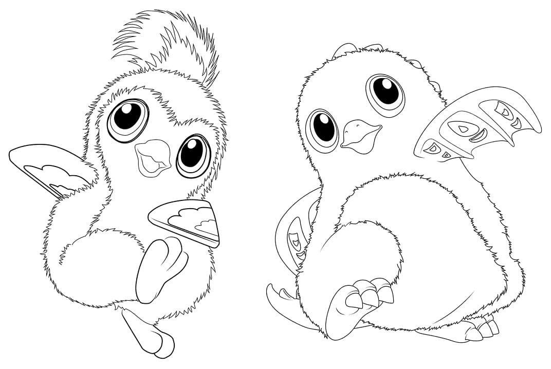 Desenhos de Hatchimals para colorir