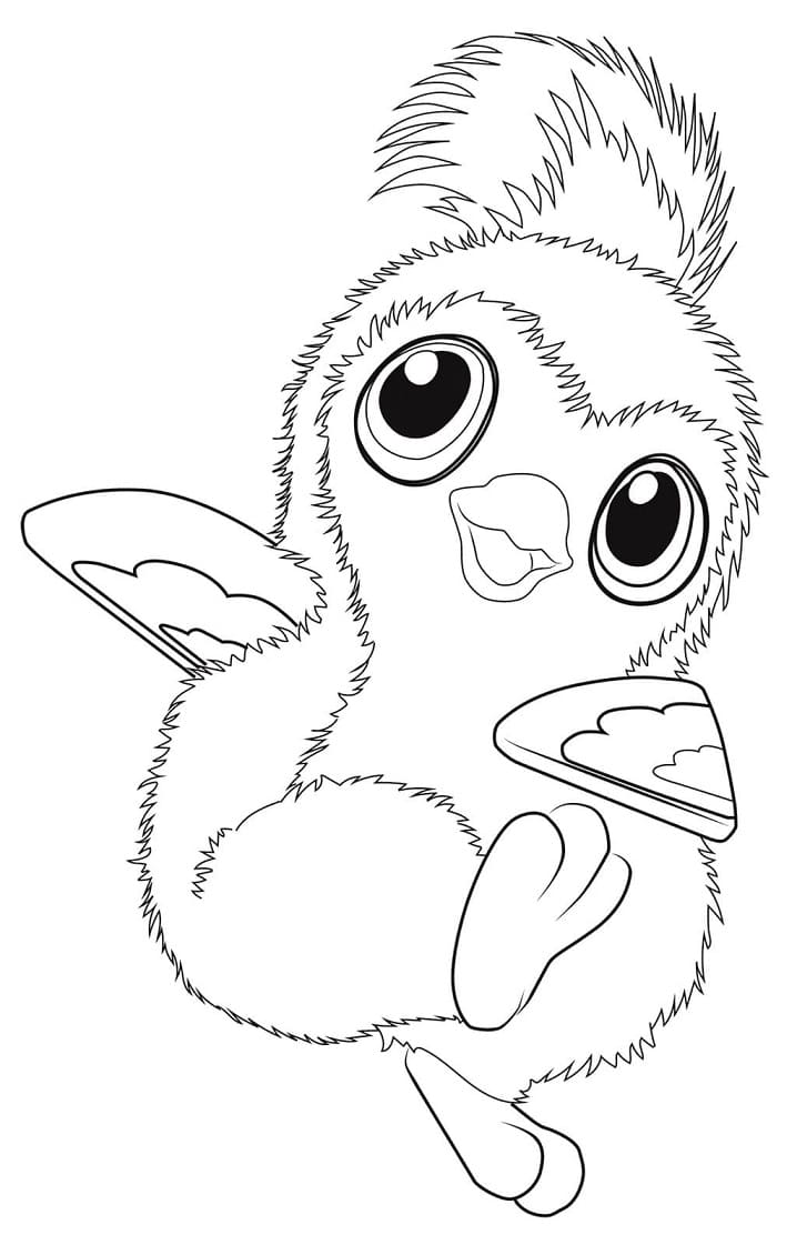 Desenho deHatchimals 9 para colorir