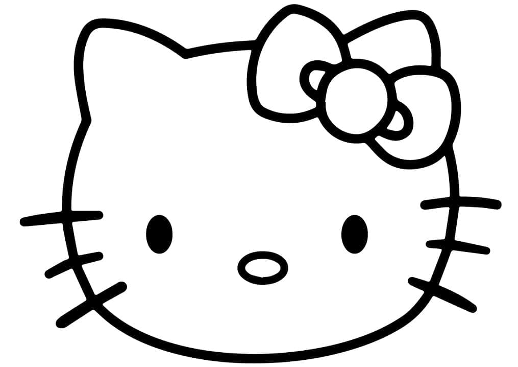 Desenho de Hello Kitty 5 para colorir