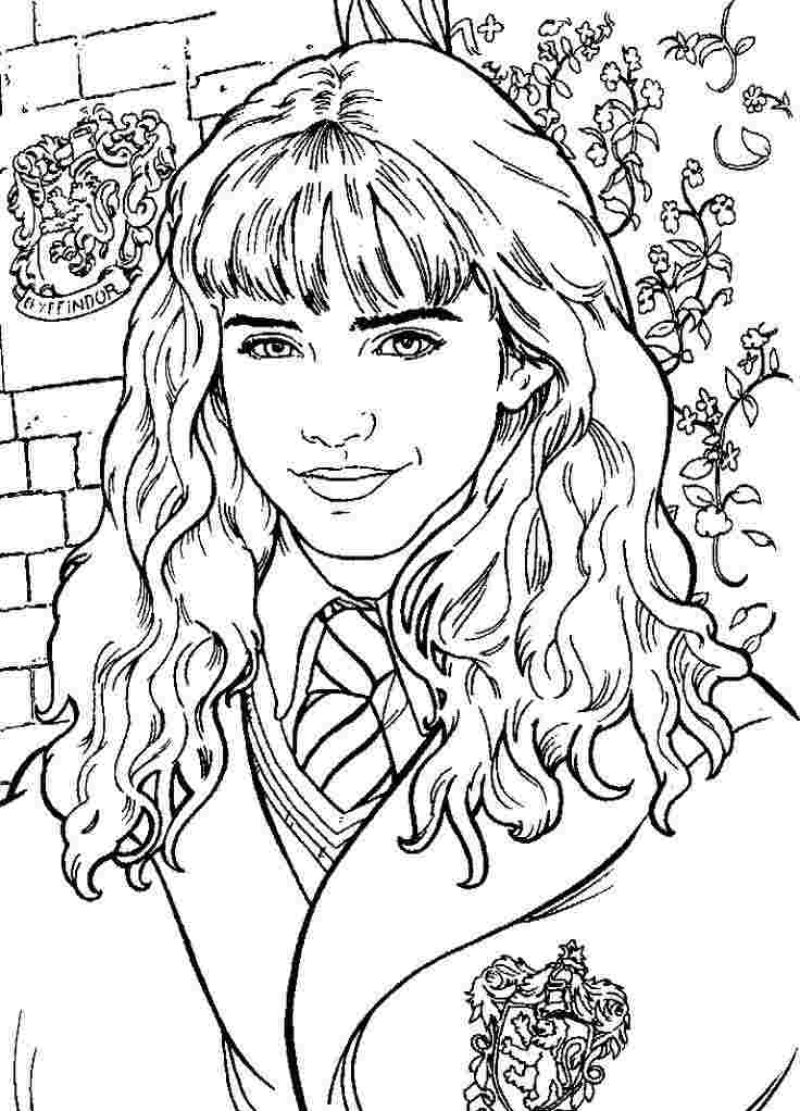 Desenho deHermione Granger 2 para colorir