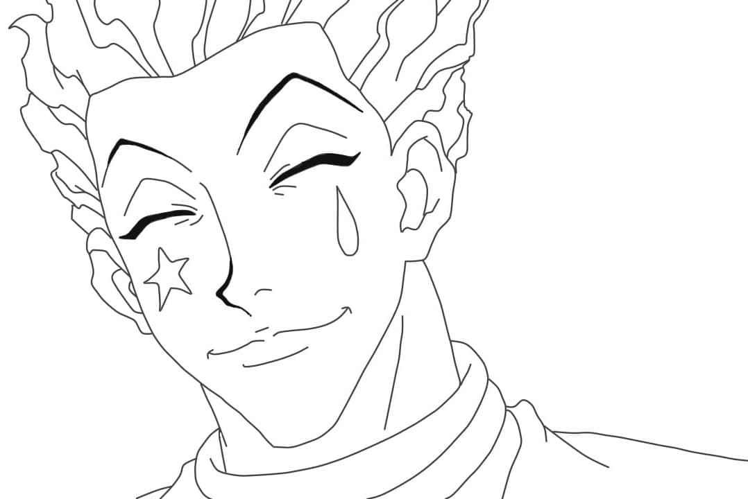 Desenho deHisoka de Hunter x Hunter 4 para colorir