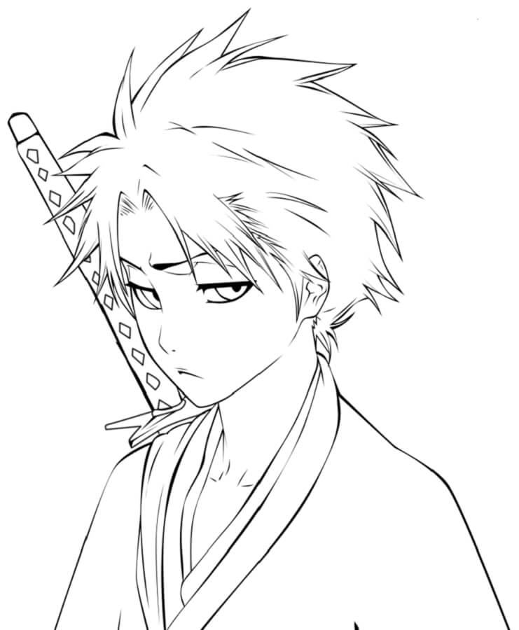 Desenho deHitsugaya Toshiro 11 para colorir