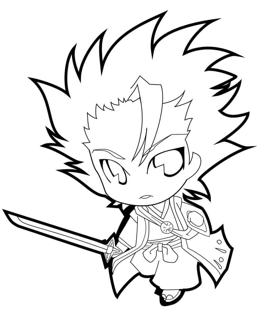 Desenho deHitsugaya Toshiro 13 para colorir