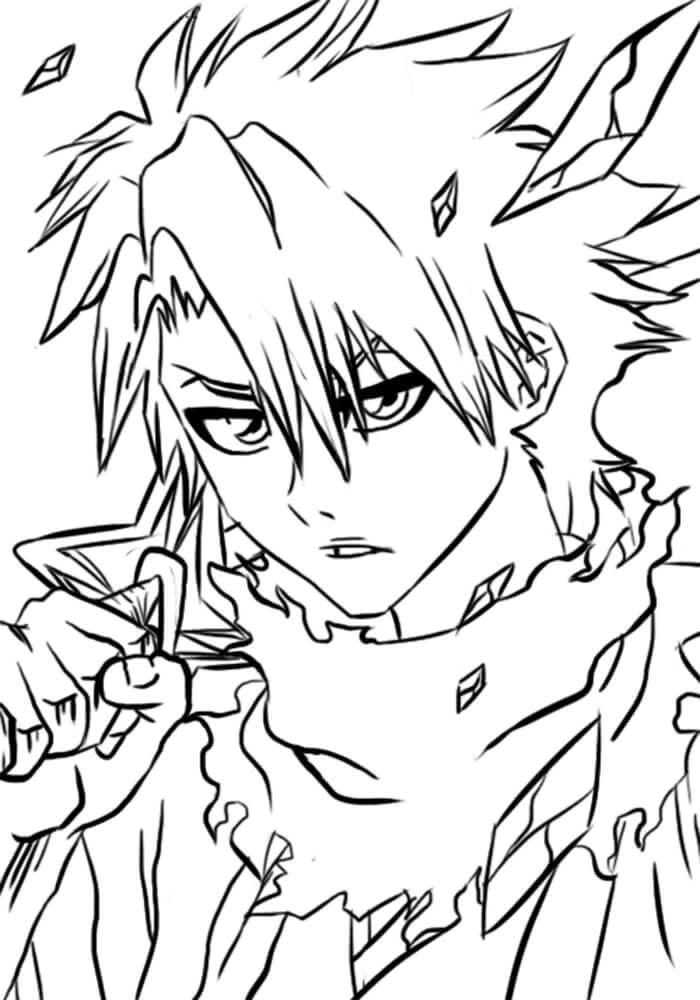 Desenho deHitsugaya Toshiro 15 para colorir