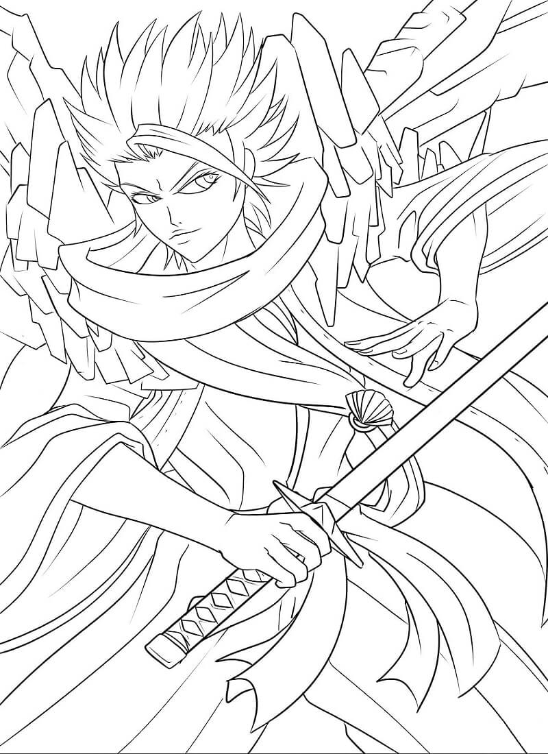 Desenho deHitsugaya Toshiro 17 para colorir