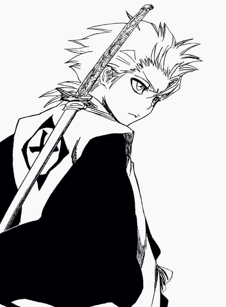 Desenho deHitsugaya Toshiro 6 para colorir