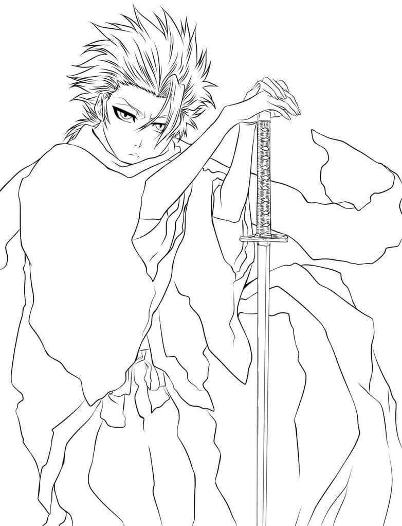 Desenho deHitsugaya Toshiro 7 para colorir