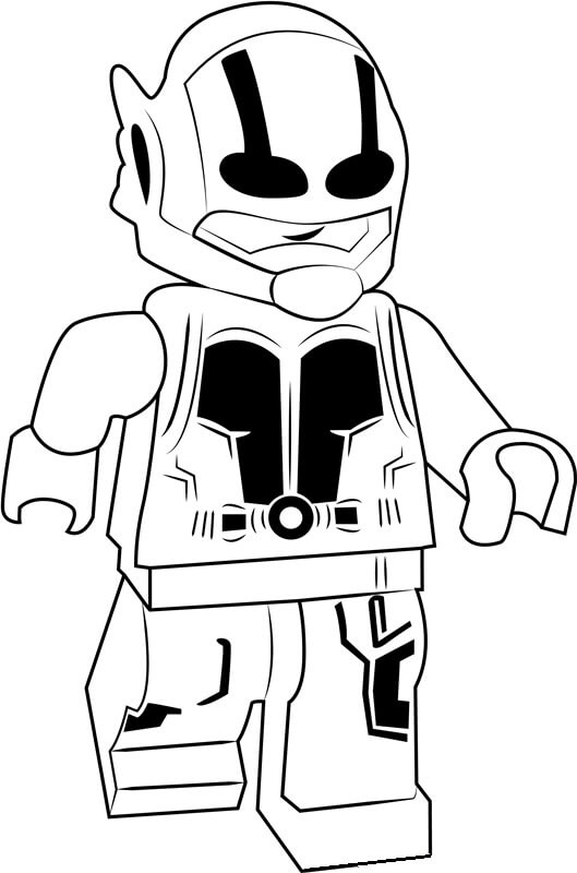 Desenho deHomem Formiga Lego 1 para colorir