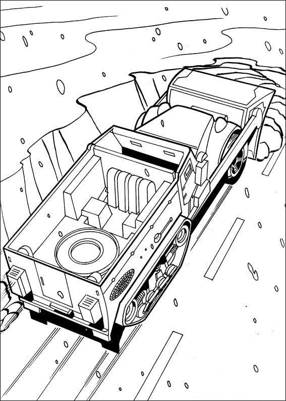 Desenho deHot Wheels 3 para colorir