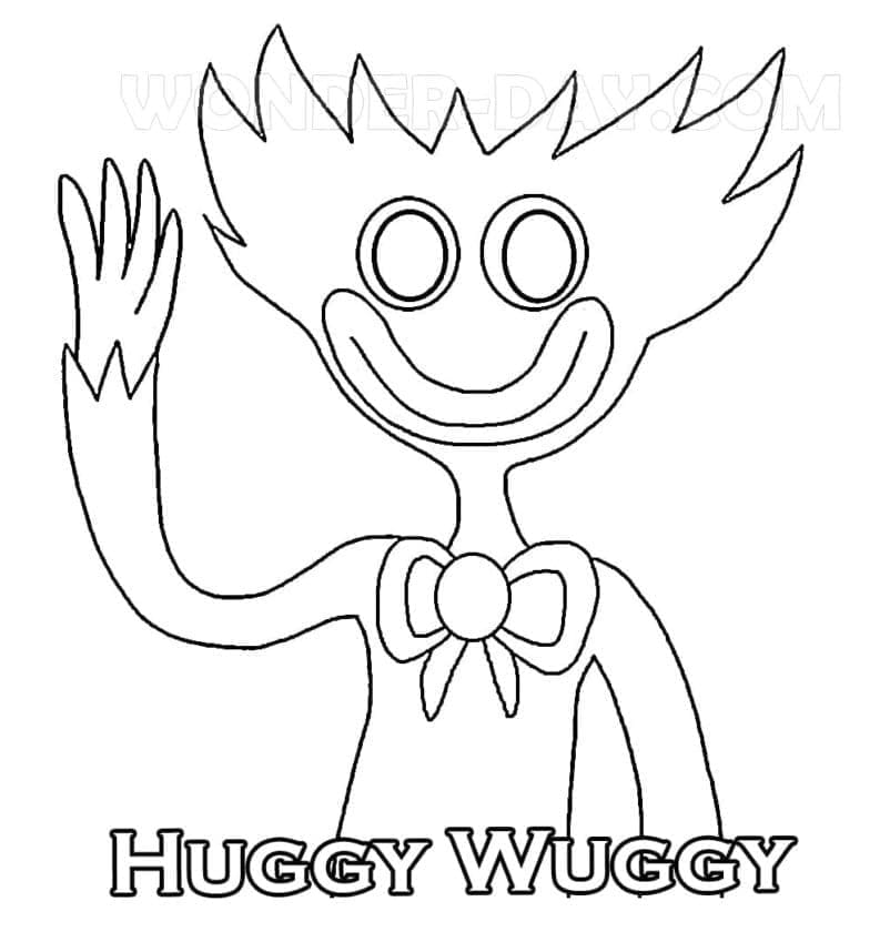 Desenho deHuggy Wuggy 16 para colorir