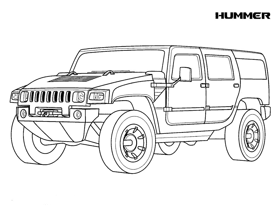 Desenho deHummer 4 para colorir