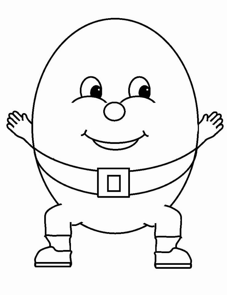 Desenho deHumpty Dumpty 1 para colorir