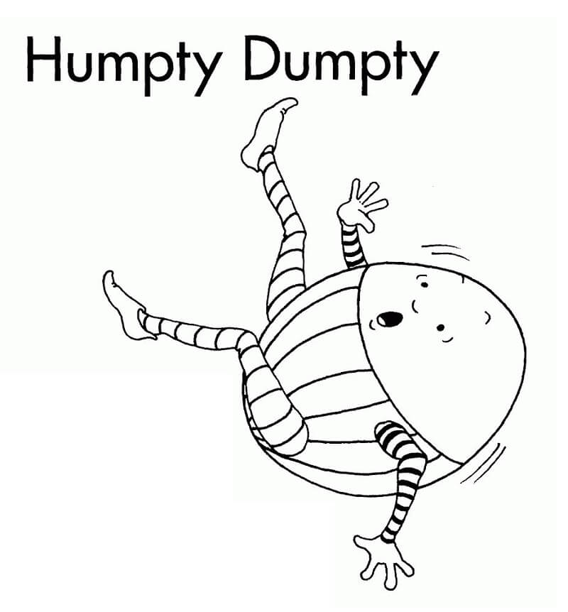 Desenho de Humpty Dumpty 17 para colorir