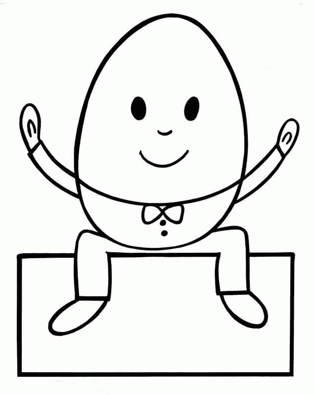 Desenho deHumpty Dumpty 3 para colorir