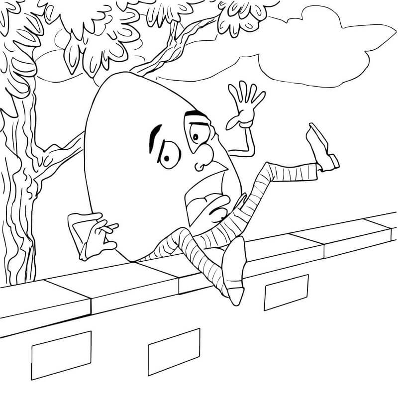 Desenho de Humpty Dumpty 6 para colorir