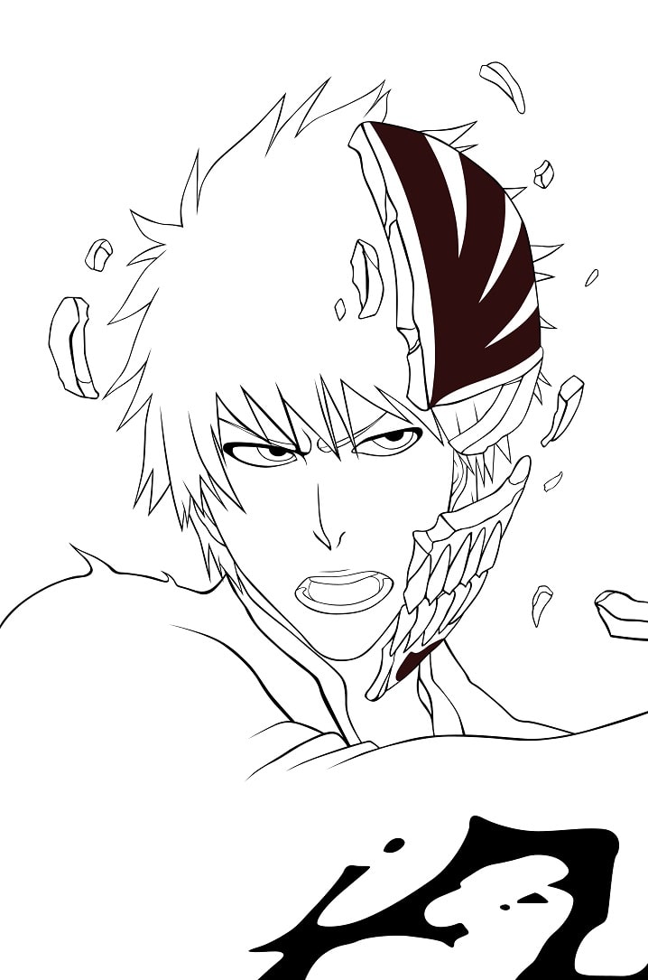 Desenho deIchigo Hollow 1 para colorir