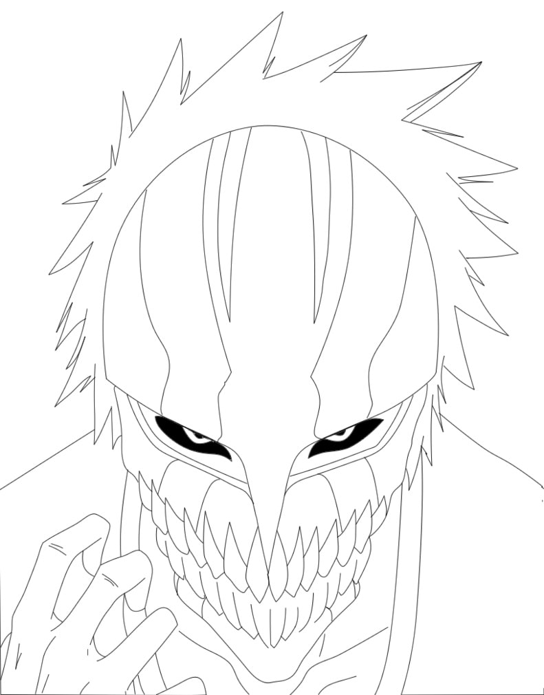 Desenho deIchigo Hollow 13 para colorir