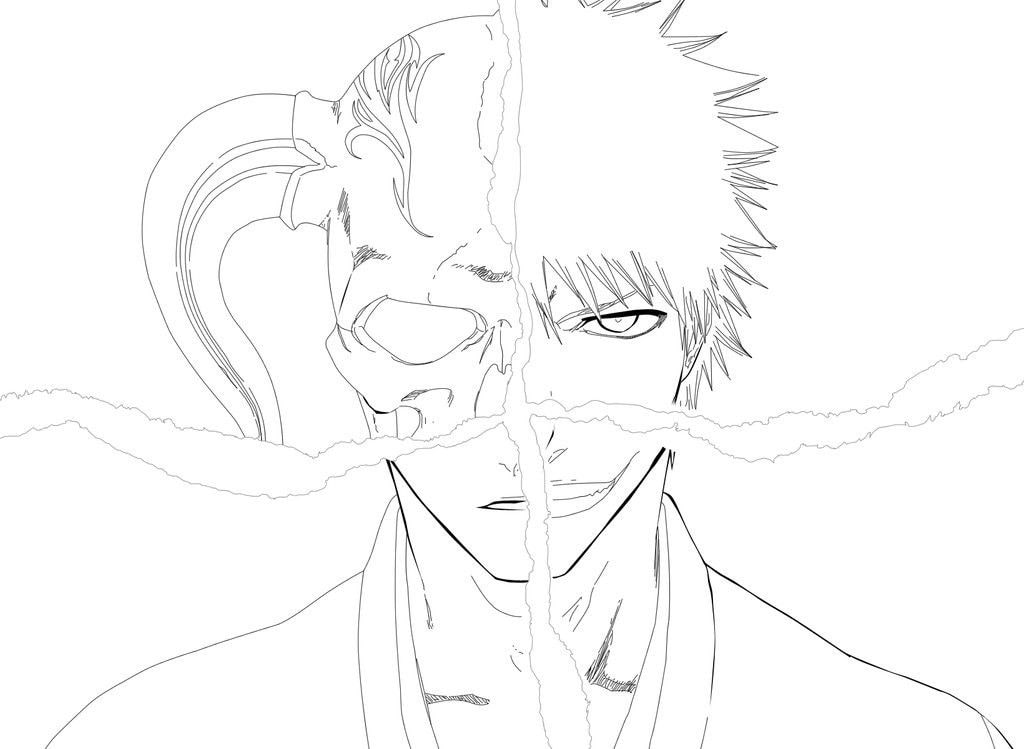 Desenho deIchigo Hollow 15 para colorir