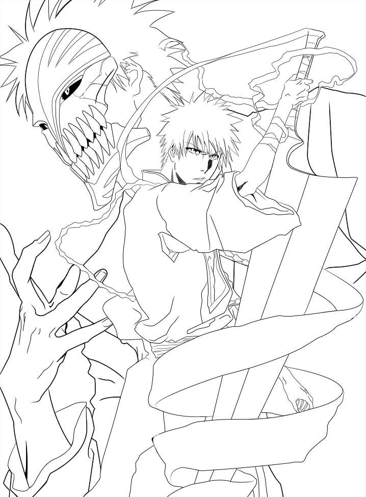 Desenho deIchigo Hollow 20 para colorir