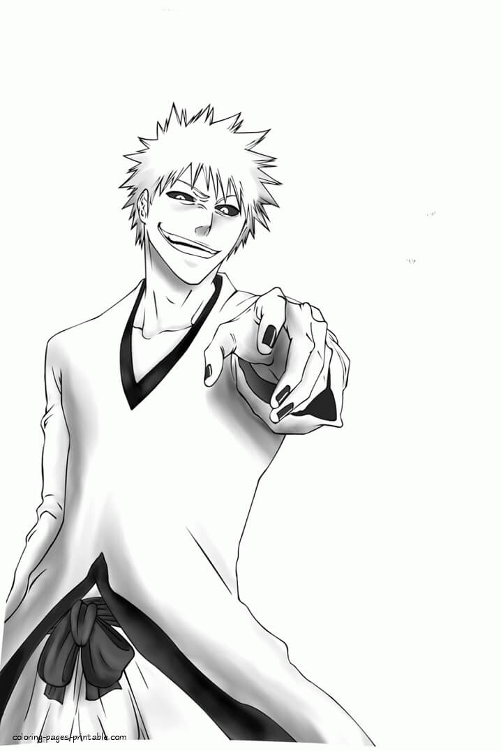 Desenho deIchigo Hollow 21 para colorir