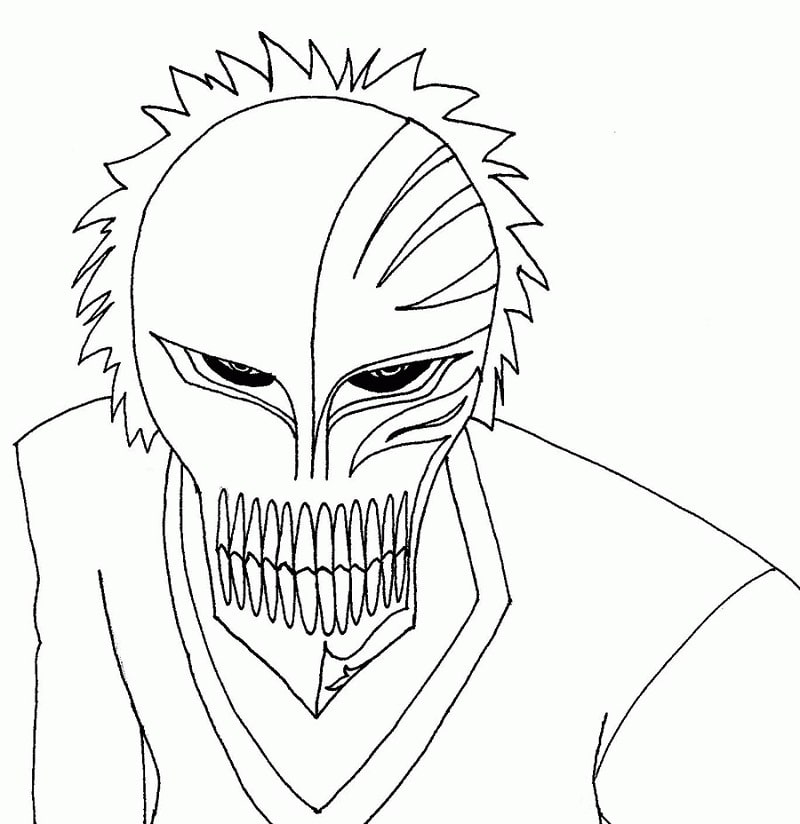 Desenho deIchigo Hollow 5 para colorir