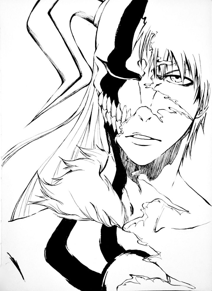 Desenho deIchigo Hollow 6 para colorir