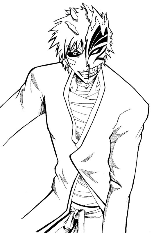 Desenho deIchigo Hollow 7 para colorir