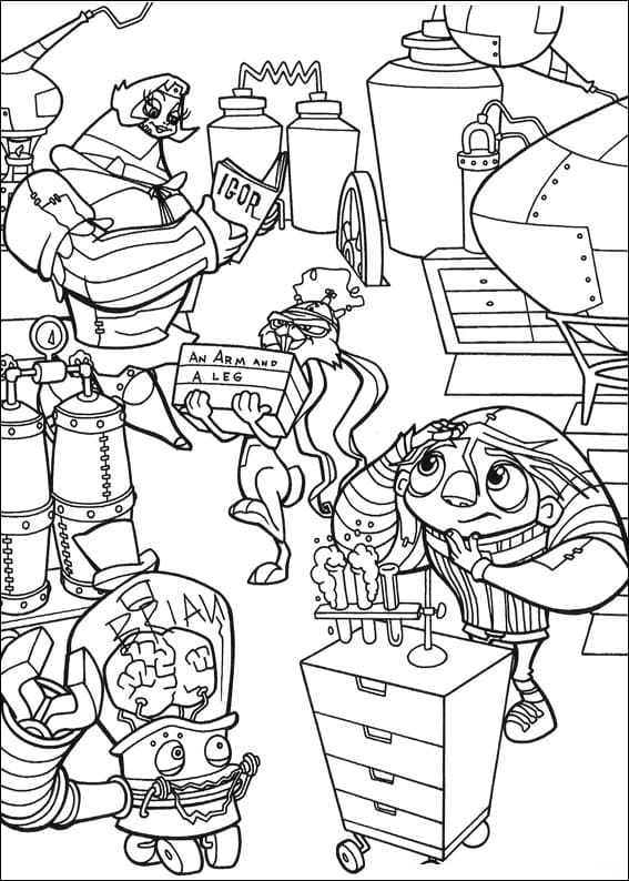 Desenhos de Igor para colorir