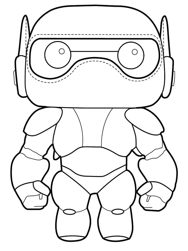 Desenho deIncrível Baymax 2 para colorir